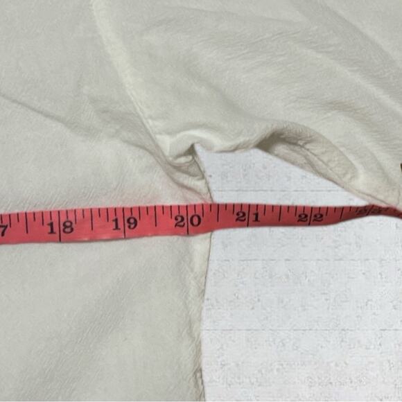 Inter American Trading White Cotton Square Neck Pintuck Boho Cottagecore XXL - Picture 7 of 8